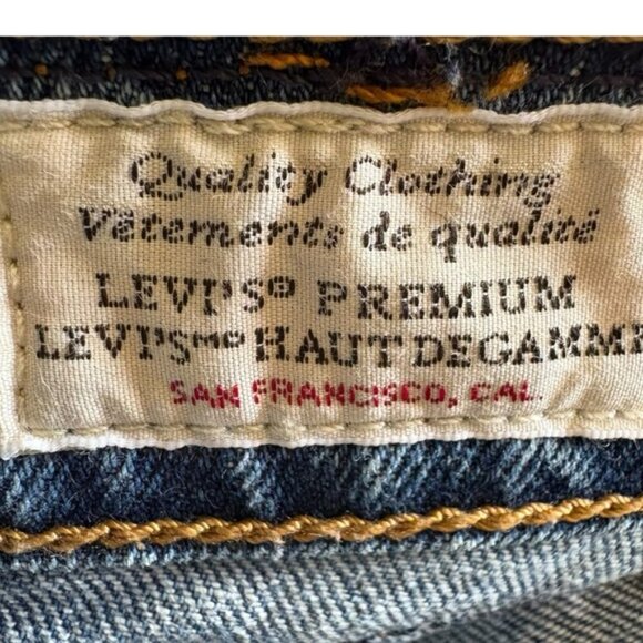 Levi’s 70s High Flare Jeans Sonoma Walks Light Wash Size 28 Premium - Picture 16 of 16